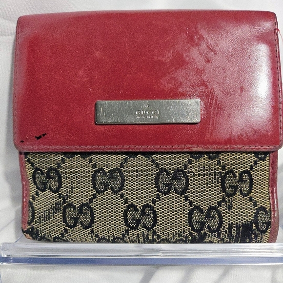 Gucci Red and Tan Women's Bag - Picture 1 of 12